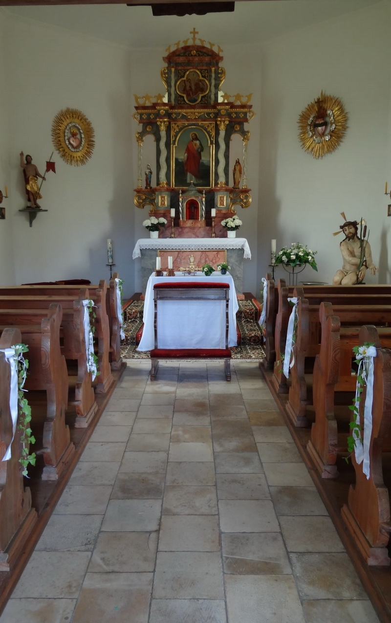 Kapelle Schmelzmühle Innenansicht
